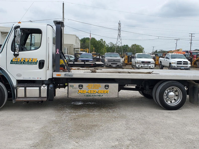 Clever Towing Auto Recovery Vehicle Salvage Accident Cleanup Environmental Remediation Zanesville Ohio
